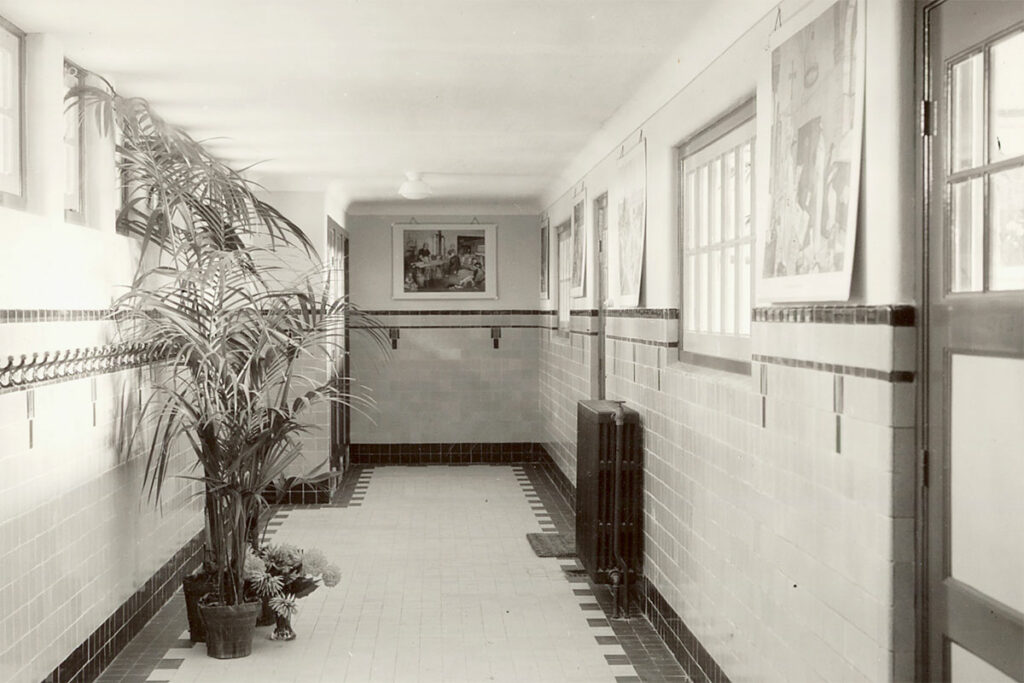 duurzame badkamer jaren 30 huis tegels inspiratie